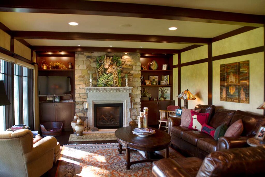 Baumann Residence interior