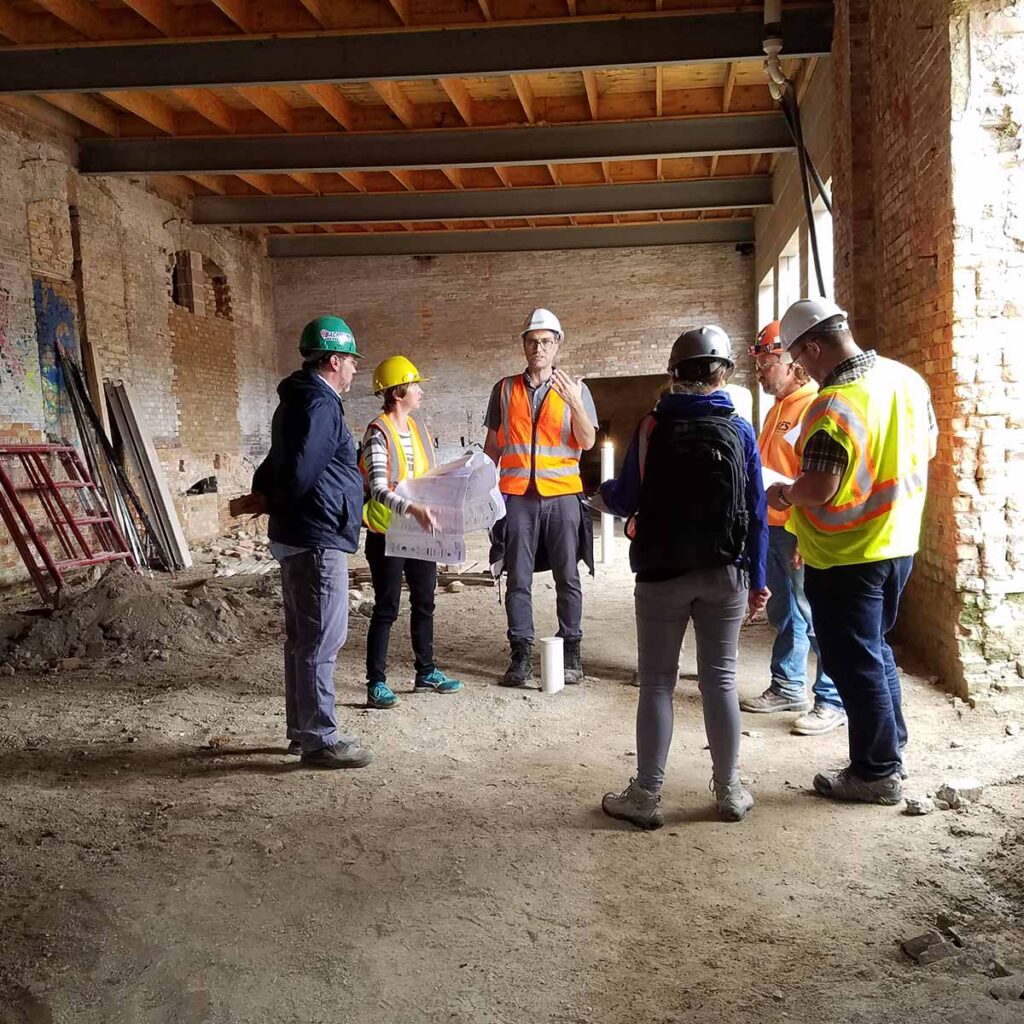 Bachmann employees at Garver project