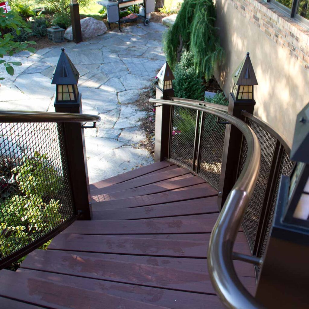 wood staircase