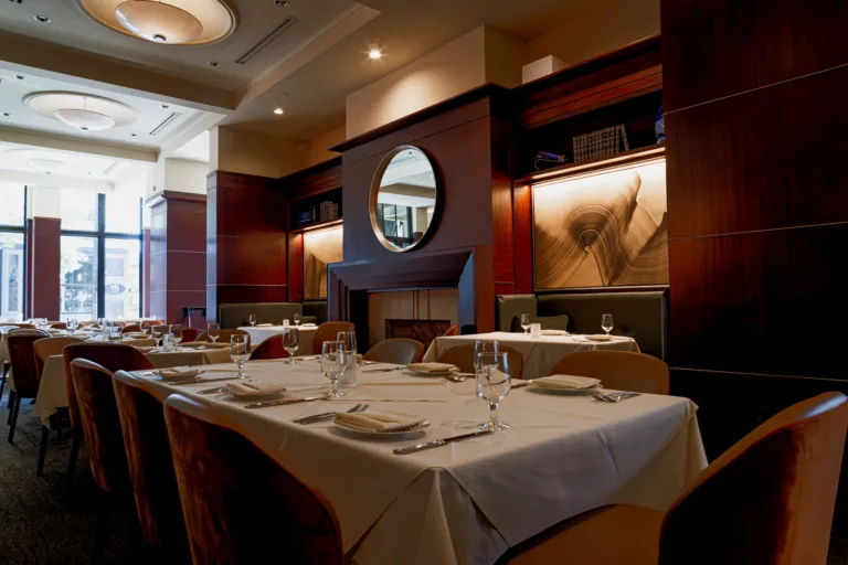 Interior of Johnny Delmonico's steakhouse, Madison