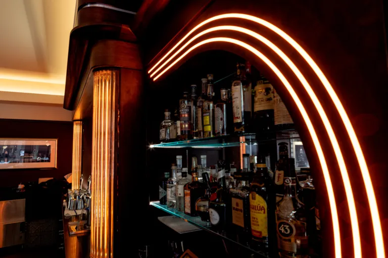 Interior of Johnny Delmonico's steakhouse, Madison