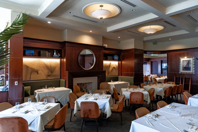 Interior of Johnny Delmonico's steakhouse, Madison