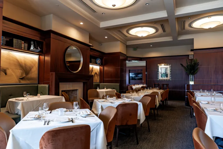Interior of Johnny Delmonico's steakhouse, Madison