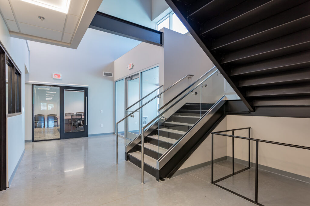 Lake City Glass Stairs 2nd-1